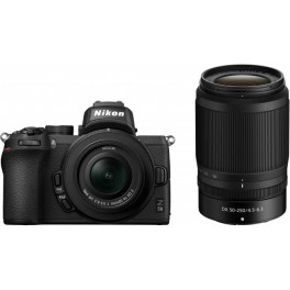 Nikon Z50 Double Zoom KIT 50–250mm f/4.5–6.3 VR & 16-50mm f/3.5-6.3 VR
