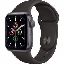 Apple Watch SE 40mm Space Gray Black Sport Band
