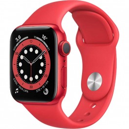 Apple Watch 6 40mm Red with regular Sport Band 