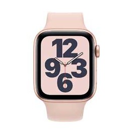 Apple Watch 6 44mm gold with pink Sport Band