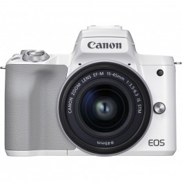 Canon EOS M50 Mark II + EF-M 15-45 mm White