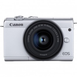 Canon EOS M200 + EF-M 15-45mm IS STM White