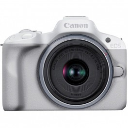 Canon EOS-R50 WH + RF-S 18-45mm F4.5-6.3 IS STM (SIP)