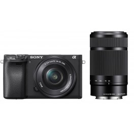 Sony A6400 + 16-50mm OSS + 55-210mm OSS Black